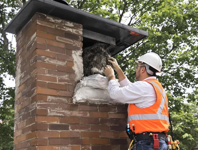 Humane removal of debris and animals by Heath Chimney Sweep in Heath, OH