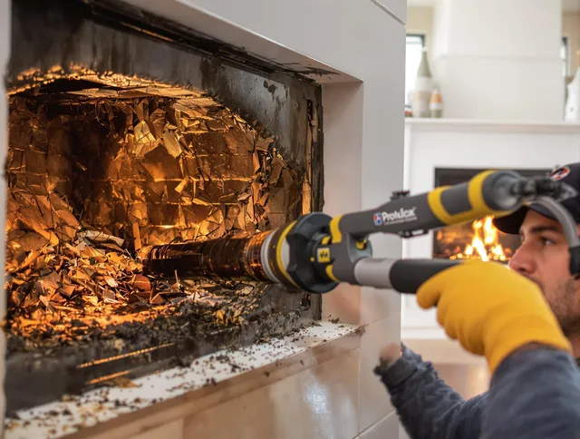 Professional chimney cleaning by Heath Chimney Sweep in Heath, OH