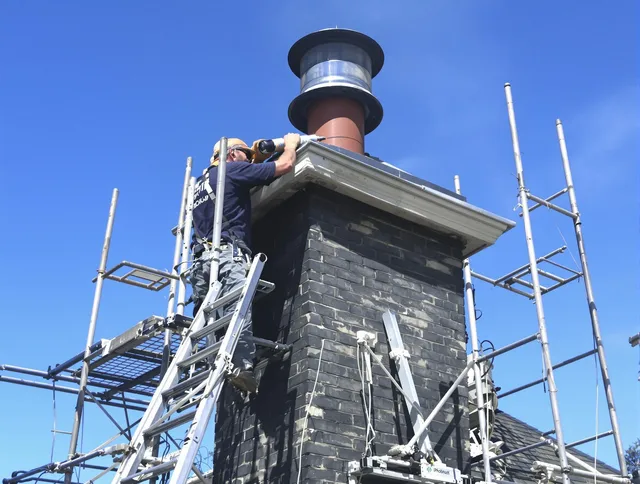 Sturdy chimney crown finished by Heath Chimney Sweep in Heath, OH