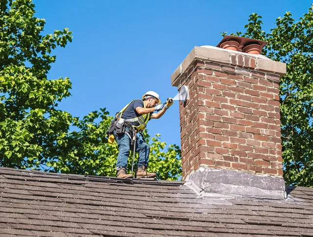 Heath Chimney Sweep performing an inspection with advanced tools in Heath, OH