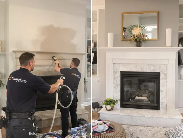 Professional soot removal by Heath Chimney Sweep team in Heath, OH
